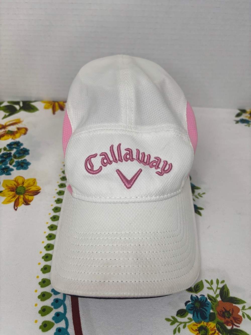 Callaway Golf Visor One Size Embroidered Logo Marks on Outer Brim